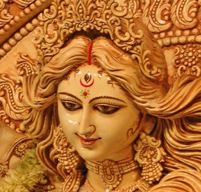 May the merciful glance of Ma Durga be upon us!