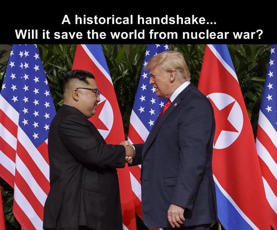 trump and kim leave the past behind