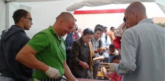 ISKCON Hungary helps Middle Eastern refugees