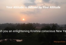 Our Altitude is defined by Our Attitude