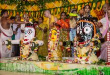 ISKCON devotees celebrate Lord Jagannath Snan yatra