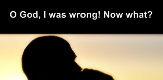 What to do when we realize we are wrong