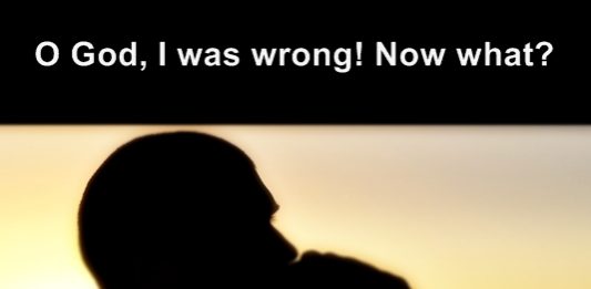 What to do when we realize we are wrong