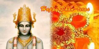 Thanking Lord Dhanvantari, the Founder of Ayurveda, on Dhanteras