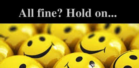 Do not ignore this when life seems all well Life all well? Hold on