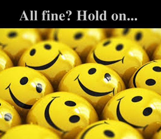 Do not ignore this when life seems all well Life all well? Hold on