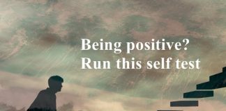 Being positive? Run this self test being positive