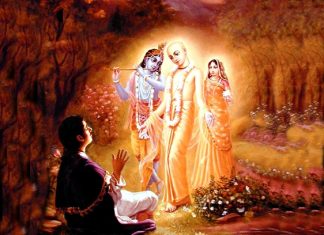 Gaura Purnima – The day Lord Krishna descended as Sri Chaitanya Mahaprabhu Gaura Purnima - Lord Chaitanya showing He is non-different from Sri Sri Radha-Krishna